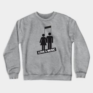 Love and Music Crewneck Sweatshirt